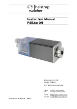 halstrup-walcher PSE2DN Series Instruction Manual preview