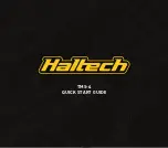 Haltech TMS-4 Quick Start Manual preview