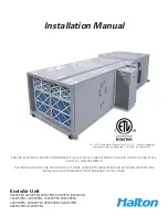 Preview for 1 page of Halton EcoloAir 10000CFM Installation Manual