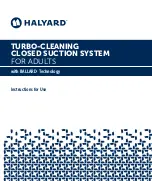 Halyard Turbo-Cleaning Closed Suction System for Adults with BALLARD... Instructions For Use Manual предпросмотр