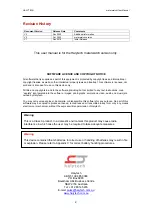 Preview for 2 page of Halytech HMW-002 Installation Manual