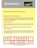 Halytech Illuminator User Instructions preview