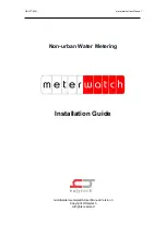 Preview for 1 page of Halytech microSpider meterwatch Installation Manual