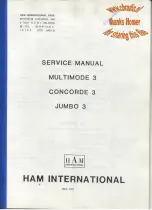 Ham International Concorde 3 Service Manual preview