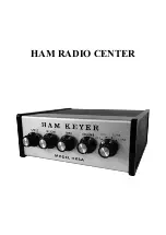 Ham radio HK5A Quick Start Manual preview