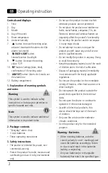 Preview for 4 page of Hama 00 185860 Operating Instructions Manual