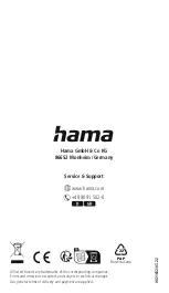 Предварительный просмотр 40 страницы Hama 00 201632 Operating Instructions Manual