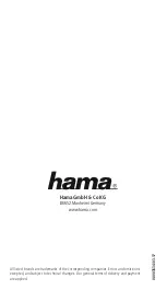 Preview for 22 page of Hama 00003534 Operating Instructions Manual