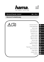 Предварительный просмотр 1 страницы Hama 00012306 Operating Instructions Manual