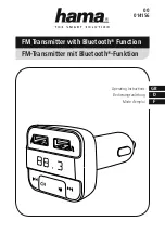 Предварительный просмотр 1 страницы Hama 00014156 Operating Instructions Manual