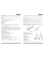 Preview for 4 page of Hama 00034383 Operating Instructions