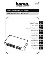 Hama 00039878 "All in One" Operating Instructions Manual предпросмотр