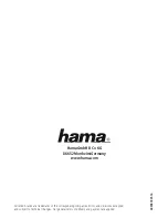 Предварительный просмотр 36 страницы Hama 00039878 "All in One" Operating Instructions Manual