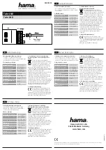 Предварительный просмотр 2 страницы Hama 00040234 Operating Instruction