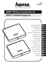 Preview for 1 page of Hama 00040982 Operating Instructions Manual