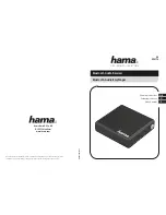 Предварительный просмотр 1 страницы Hama 00053174 Operating Instructions Manual