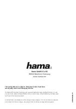 Предварительный просмотр 48 страницы Hama 00054838 Operating Instructions Manual