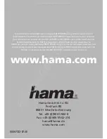 Hama 00057132 User Manual preview