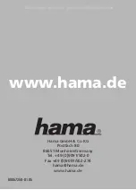 Hama 00057258 Manual preview