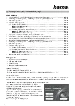 Preview for 3 page of Hama 00062764 V2 Operating Instructions Manual