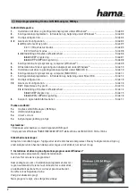 Предварительный просмотр 51 страницы Hama 00062764 V2 Operating Instructions Manual