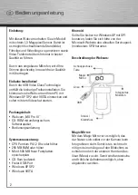 Предварительный просмотр 3 страницы Hama 00062848 Operating Instruction