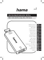 Preview for 1 page of Hama 00074257 Operating Instructions Manual