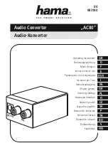 Preview for 1 page of Hama 00083180 Operating Instructions Manual