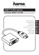 Hama 00083215 Operating Instructions Manual предпросмотр