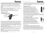 Предварительный просмотр 4 страницы Hama 00089321 Quick Start Manual