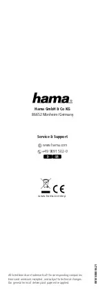 Предварительный просмотр 38 страницы Hama 00105380 Operating Instructions Manual