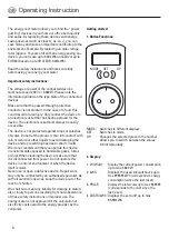 Предварительный просмотр 4 страницы Hama 00108834 Operating	 Instruction