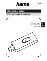 Preview for 1 page of Hama 00124144 Operating Instructions Manual