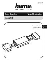 Предварительный просмотр 1 страницы Hama 00124176 Operating Instructions Manual