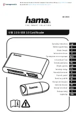 Preview for 1 page of Hama 00124185 Operating Instructions Manual