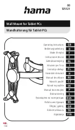 Preview for 1 page of Hama 00125121 Operating Instructions Manual