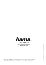 Предварительный просмотр 10 страницы Hama 00136661 Operating Instructions Manual