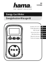 Hama 00137289 Operating Instructions Manual предпросмотр