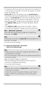 Preview for 6 page of Hama 00137497 Operating Instructions Manual