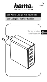 Hama 00173677 Operating Instructions Manual preview