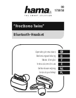 Preview for 1 page of Hama 00173858 Operating Instructions Manual