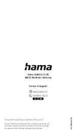 Предварительный просмотр 17 страницы Hama 00176554 Operating Instructions Manual