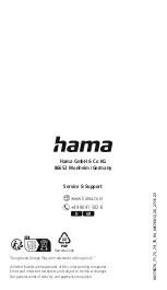 Preview for 56 page of Hama 00176570 Operating Instructions Manual