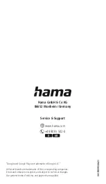 Предварительный просмотр 64 страницы Hama 00176595 Operating Instructions Manual