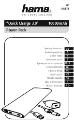 Preview for 1 page of Hama 00176878 Operating Instructions Manual