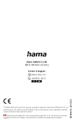 Preview for 1 page of Hama 00184131 Operating Instructions Manual