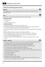 Preview for 2 page of Hama 00186323 Operating Instructions Manual