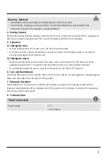 Preview for 3 page of Hama 00186323 Operating Instructions Manual