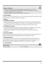 Preview for 5 page of Hama 00186323 Operating Instructions Manual