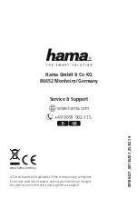 Предварительный просмотр 88 страницы Hama 00186327 Operating Instructions Manual